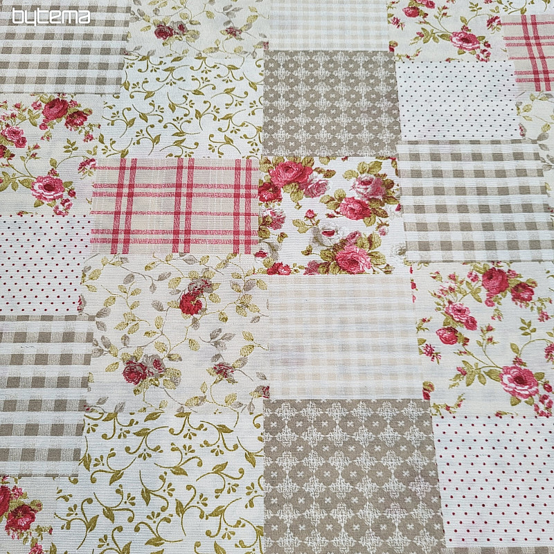 Tkanina dekoracyjna ROSE MARTA patchwork