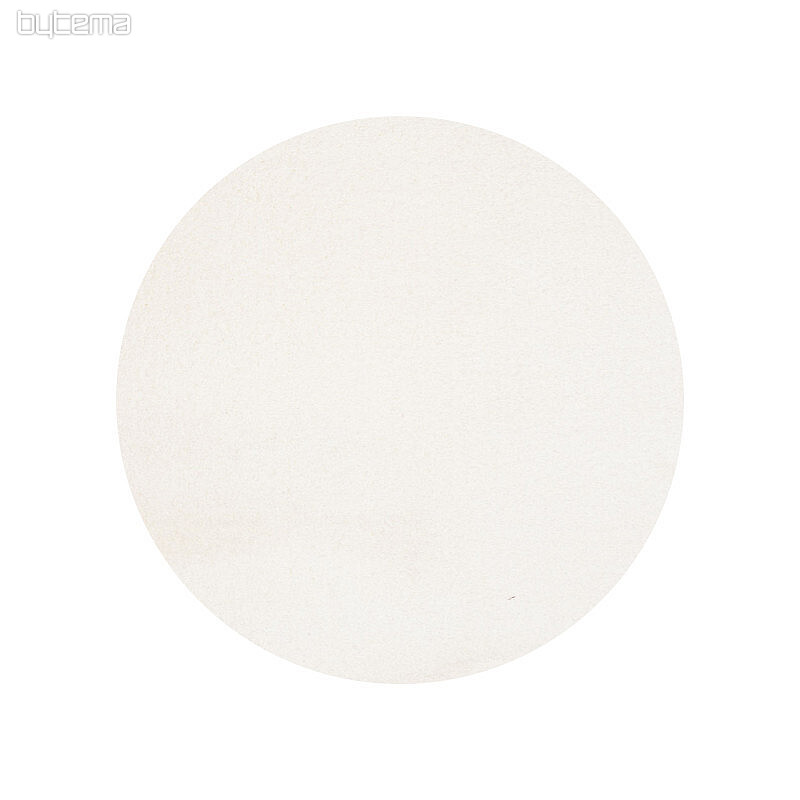 Okrągły dywanik SHAGGY DOLCE VITA WHITE