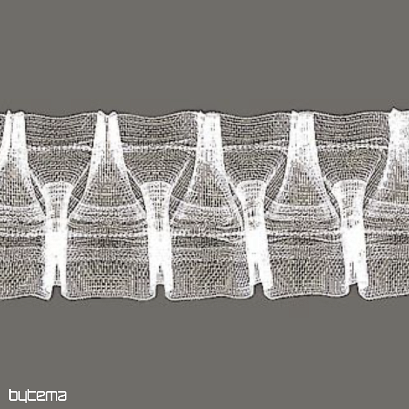Wstążka do marszczenia zasłon ZIGZAG 5 cm, 1:3