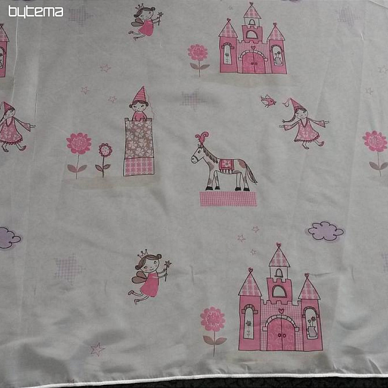 Kurtyna dziecięca PRINCESS z zamkiem