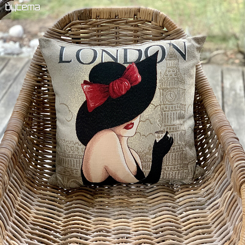 Gobelinowa poszewka na poduszkę LADY LONDON