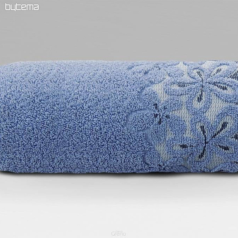 Luksusowy ręcznik i ręcznik kąpielowy BELLA denim