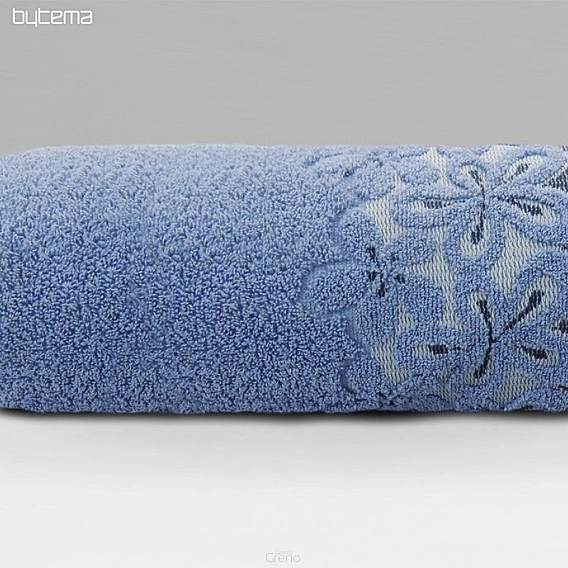 Luksusowy ręcznik i ręcznik kąpielowy BELLA denim