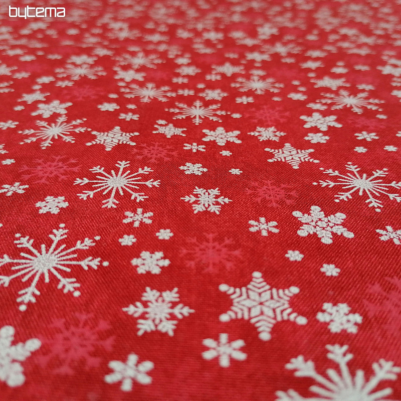Tkanina bawełniana RED FLAKES