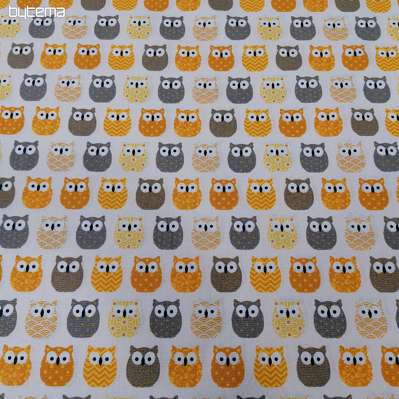 Tkanina dekoracyjna MINI OWLS 3