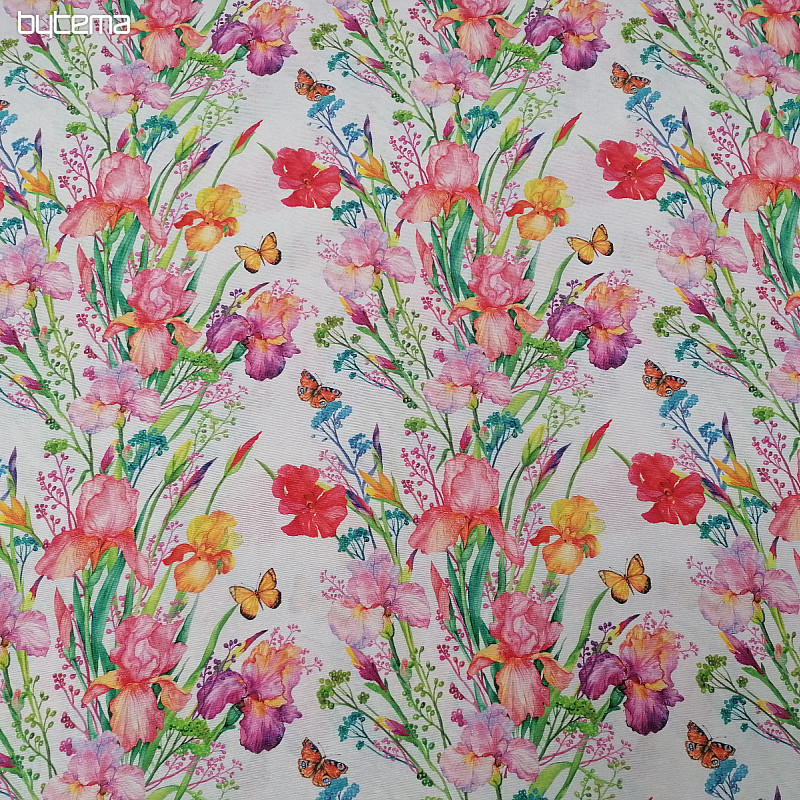 Tkanina dekoracyjna SUMMER FLOWERS II