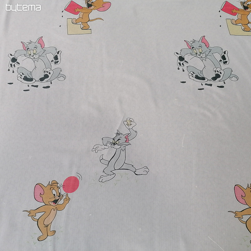 Zasłona dziecięca z woalu TOM AND JERRY