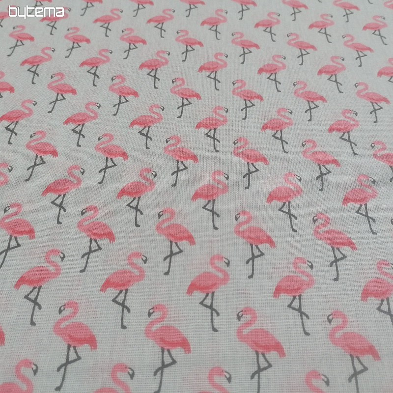 Tkanina dekoracyjna FLAMINGO gris