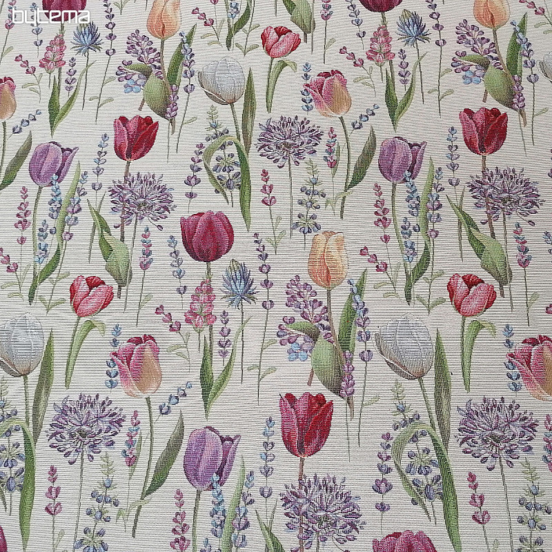 Tkanina gobelinowa TULIPANY - WIOSNA