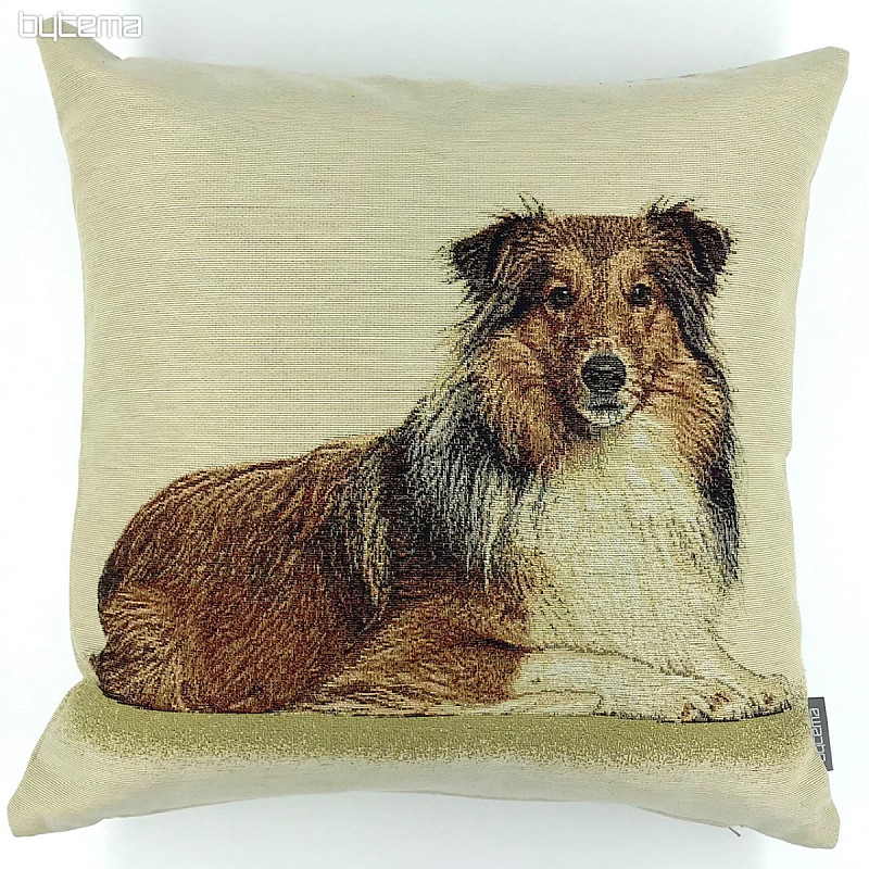 Gobelinowa poszewka na poduszkę COLLIE DOG