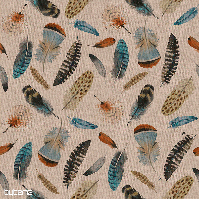 Tkanina dekoracyjna OTONO FEATHERS 601 druk cyfrowy