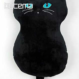 Poduszka Kot z czarnego spandexu
