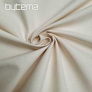 Tkanina bawełniana UNI SMETANA gruba bawełna 220g