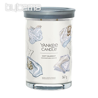 świeczka zapachowa YANKEE CANDLE SOFT BLANKET TUMBER LARGE 2 WICKS
