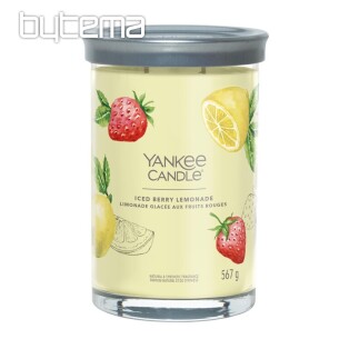 świeczka YANKEE CANDLE zapach ICED BERRY LEMONADE TUMBER LARGE 2 knoty