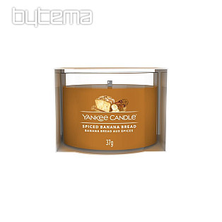 świeczka YANKEE CANDLE zapach Spiced Banana BREAD szklanka 37g