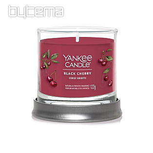 świeca zapachowa YANKEE CANDLE BLACK CHERRY TUMBER SMALL