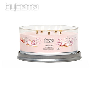 świeczka zapachowa YANKEE CANDLE PINK SANDS TUMBER MEDIUM 5 knotów