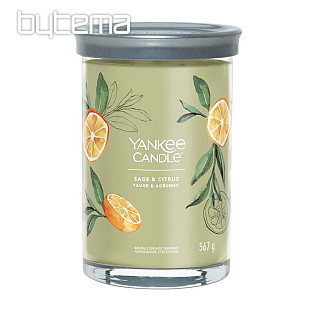 świeca YANKEE CANDLE zapach SAGE i CITRUS TUMBER DUŻA 2 knoty