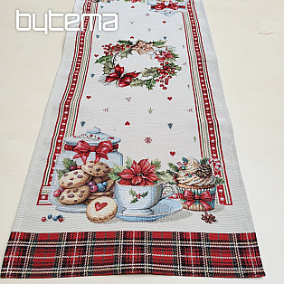 Obrus i szalik gobelinowy CHRISTMAS CANDY