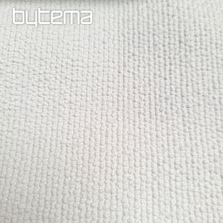 Luksusowa, monochromatyczna, designerska tkanina dekoracyjna GERSTER 77052/10 BIAŁA