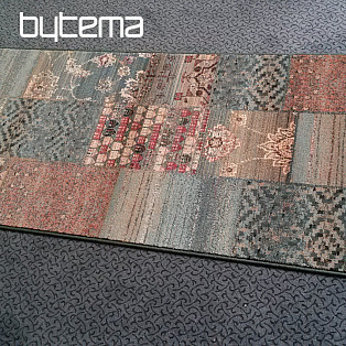 Luksusowy bieżnik wełniany ROYAL PATCHWORK zielony