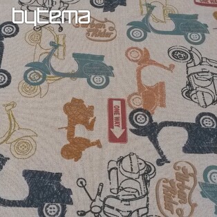Dekoracyjne tkaniny skutery Druk cyfrowy VESPA
