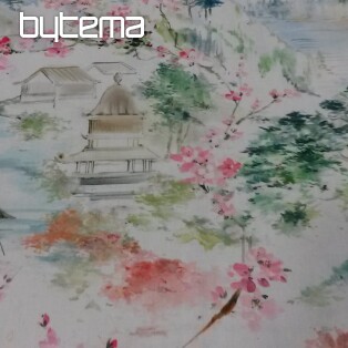 Tkanina dekoracyjna MIDORI Japoński krajobraz
