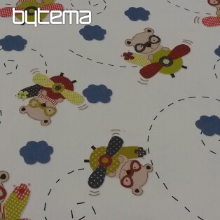 Tkanina dekoracyjna dla dzieci BEAR FLYER