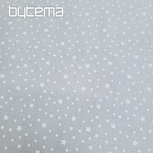 Bawełniana tkanina STARS szara