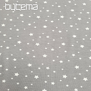 Dzianina bawełniana ZETOILE STARS SZARY