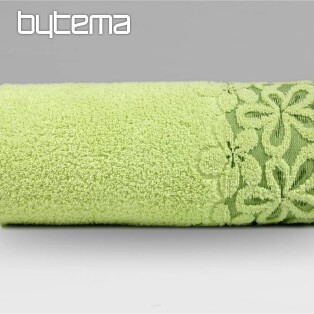 Luksusowy ręcznik i ręcznik kąpielowy BELLA pistacje