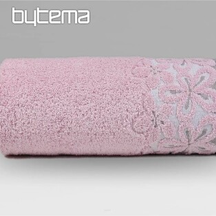 Luksusowy ręcznik i ręcznik kąpielowy BELLA różowy