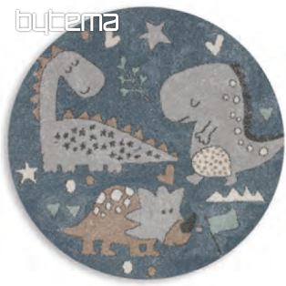 Okrągły dywan dla dzieci ROMA Dinozaury