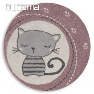 Okrągły dywan dziecięcy Koty ROMA