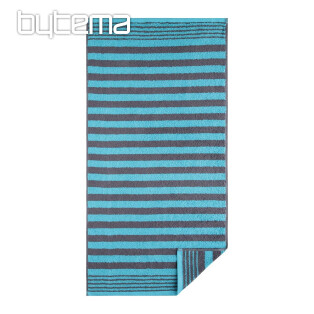 Luksusowy ręcznik i ręcznik kąpielowy LIO niebieski
