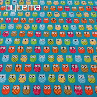 Tkanina dekoracyjna MINI OWLS 6