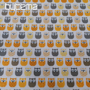 Tkanina dekoracyjna MINI OWLS 3