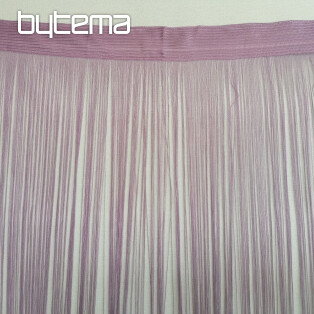 Zasłona sznurkowa - fioletowa 150 cm x 280 cm