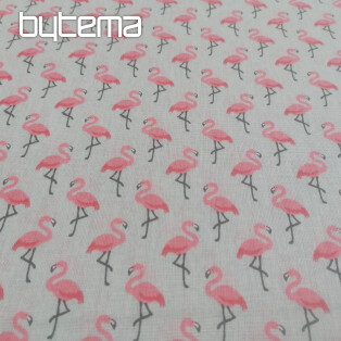 Tkanina dekoracyjna FLAMINGO gris