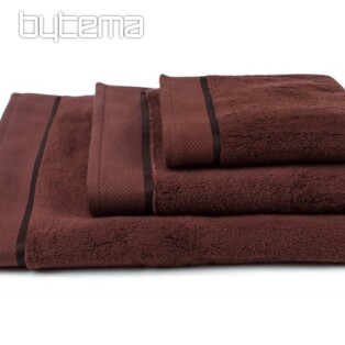 Ręcznik i ręcznik kąpielowy MICRO brązowy ciemny