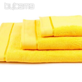 Ręcznik i ręcznik kąpielowy MICRO żółty