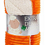 koc z mikrofibry EXTRA SOFT SHEEP sztruks - rdzawy