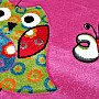 Dywan dziecięcy OWLS i SOWY różowy