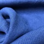 Tkanina lniana - niebieska INDIGO