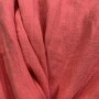 Tkanina lniana - różowy KORAL