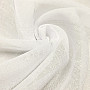 Wykończona luksusowa zasłona GERSTER 11334/01 w kolorze białym