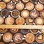 Tkanina dekoracyjna COFFEES