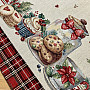 Obrus i szalik gobelinowy CHRISTMAS CANDY