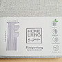 Zasłona gotowa luksusowa HOME LIVING beżowo-szara